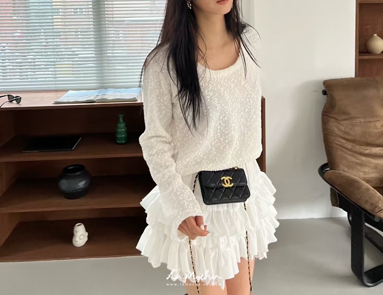 星點點顆粒造型上衣